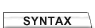 Syntax
